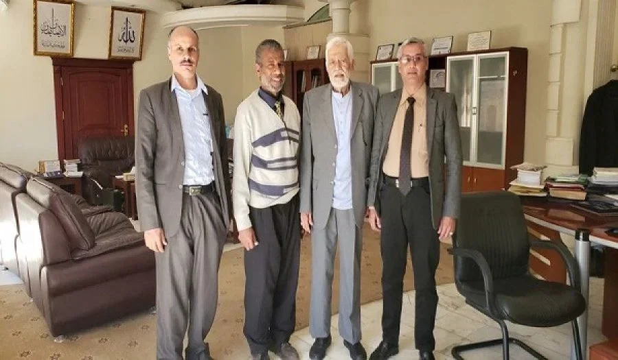 وفد من حزب التحرير يزور المستشار الاقتصادي للمجلس السياسي الأعلى