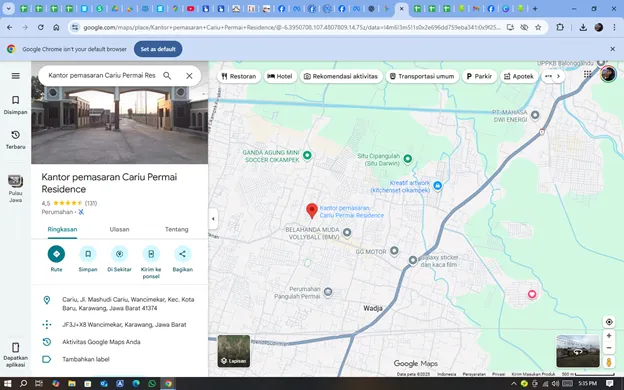 Peta Lokasi Cariu Permai Residence 3